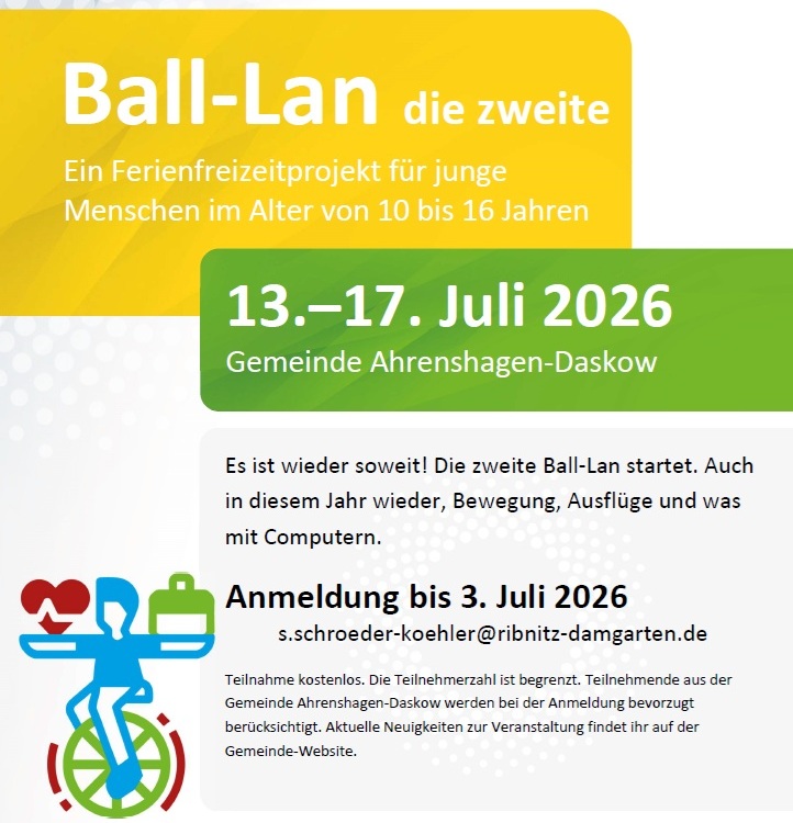 Ein Beispiel war die Ball-Lan Woche 2026 Ein Beispiel war die Ball-Lan Woche 2026