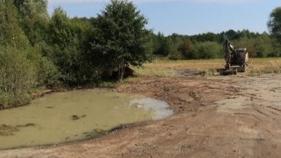 Biotoppflegearbeiten der Naturschutzstation Gruel